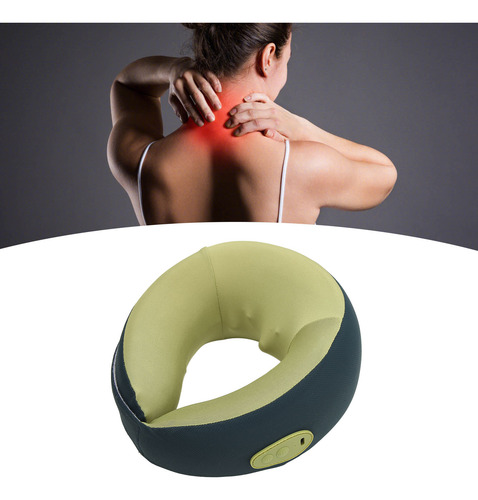 Almohada Eléctrica Para Masaje De Cuello Con Un Contorno De