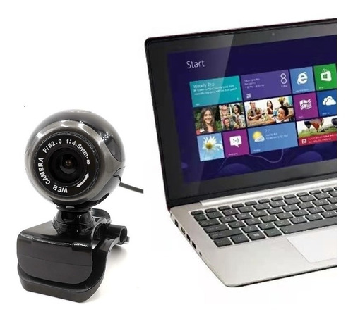Webcam Usb Con Micrófono Para Videoconferencias Y Teletraba