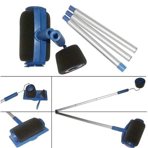 5 Pcs Dgaddcd Kit de Rodillos de Pintura Sin Costura Rellenable Multifunci/ón Decoraci/ón Hogare/ña Herramientas de Pintura para Pintar R/ápidamente Casa Techo Pared