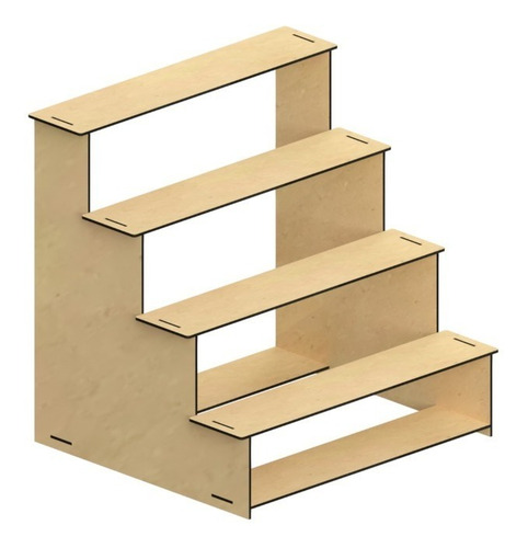 Imagen 4 de 10 de Kit Para Mesa De Dulces Cupcakes 5 Piezas Mdf - Rge01