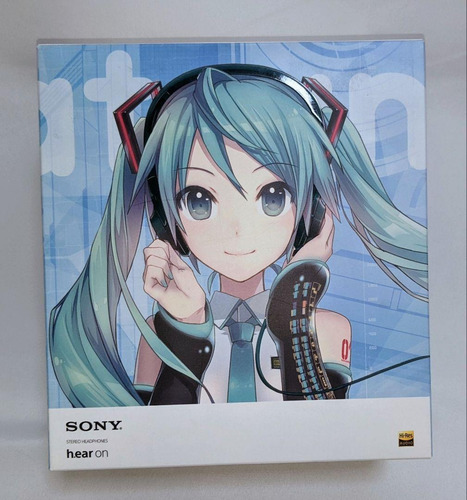 Audífonos Sony H.ear On Mdr-100a (edición Hatsune Miku) Celeste (Usado)