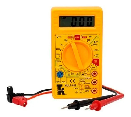 Multimero Digital Con Buzzer Voltaje Ca Y Dc
