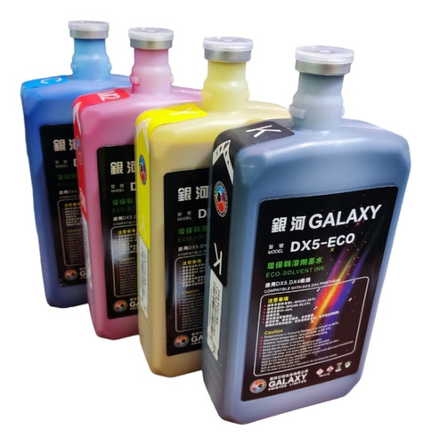 Tinta Galaxy Ecosolvente Para Cabezal Dx4/dx5/dx6/dx7/dx11