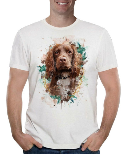 Remera Remera Perro Setter Irlandes 1 Hombre Purple Chick