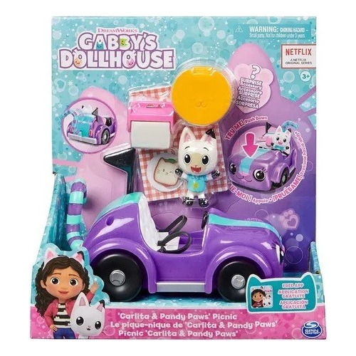 Gabbys Dollhouse Vehiculo Carlita Y Pandy Cod 36215