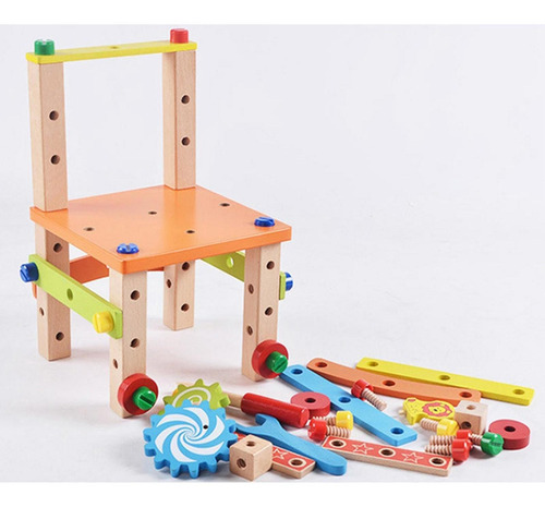 Construye Tu Silla De Juguetes Montessori, Conjunto Estilo1
