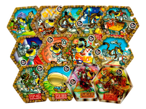 Tazo Máquina Do Tempo Elma Chips Original - 6 Unidades