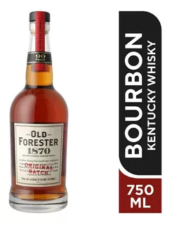 Botella Whisky Bourbon Old Forester 1870 Brown Forman 750 mL