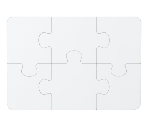 Puzzle Personalizado Sublimado En Mdf 6 Piezas