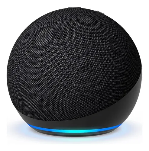 Echo Dot 5ª Geração Amazon Preto Alexa Assistente Virtual Wi-Fi Bluetooth 4.9