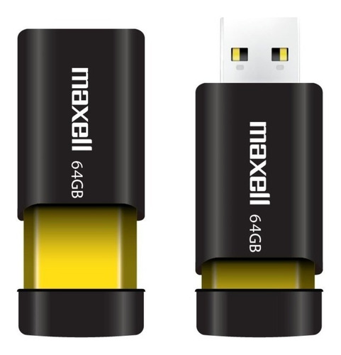Imagen 2 de 2 de Pendrive Maxell Flix 64GB 3.0 negro