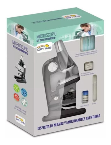 Microscopio Infantil Optiks Kit Descubrimiento Magnific