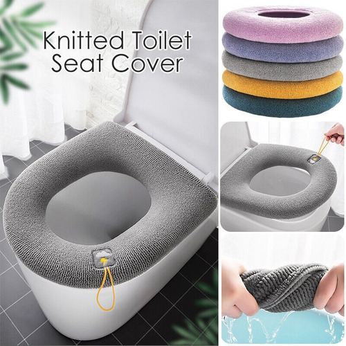 De Funda Para Asiento De Inodoro De Invierno, Cojín Cálido