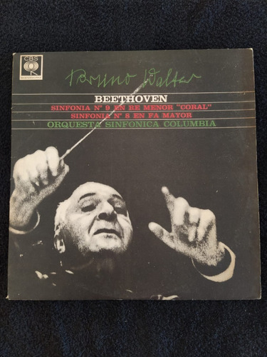 Vinilo Bruno Walter Beethoven Sinfonias 9 & 8   Supercultura