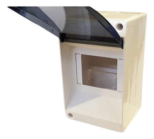 Imagen 2 de 5 de Caja Termica Genrod Superficial 2 A 4 Bocas Modulos Din