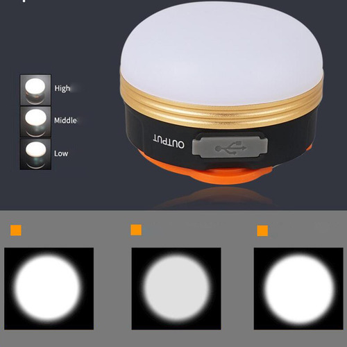 Linterna Led Para Acampar, Luz Resistente Al Agua Para