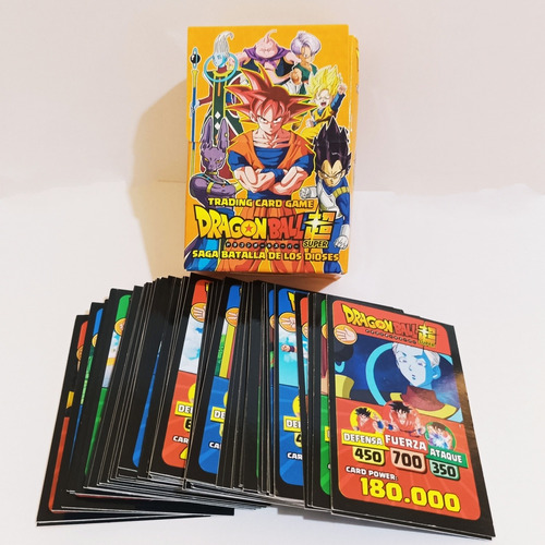 Lote De Cartas Dragon Ball Super - Batalla De Los Dioses
