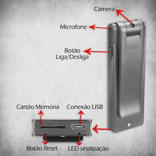 Equipamento Para Detetive Profissional Micro Camaras Espias