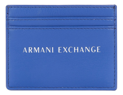 Armani Exchange Tarjetero Men's Card Case Azul 100% Original