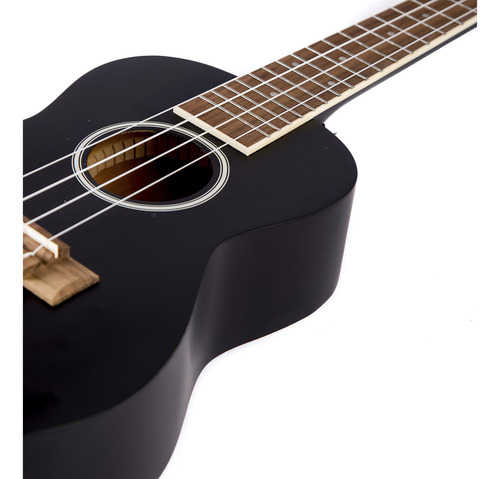 Ukulele acústico concierto Bamboo Estudio U-23-BK negro