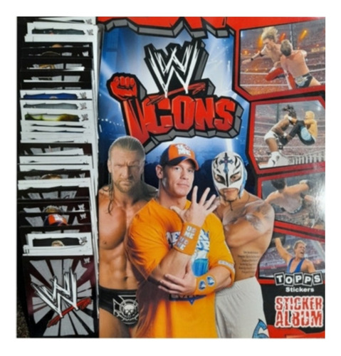 Álbum De Estampas Wwe Icons Más Set De Estampas Topps