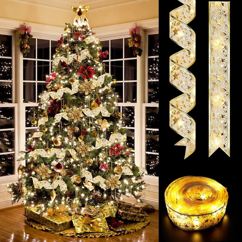 Luz Arbol Navidad 16 Pie 50 Led Hada 3 Modo Decoracion Tira