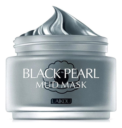 Crema Facial De Perlas Negras Laikou Mascarilla De Barro