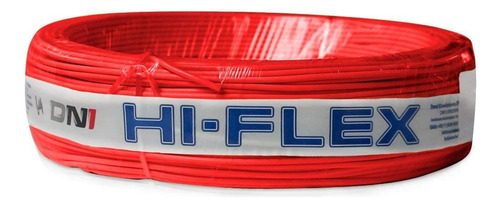 Rolo 100m Fio Cobre 2,50mm 12 Cabinho Flexível Vermelho Dni