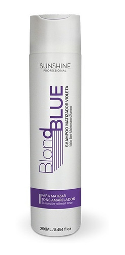 Shampoo Matizador Para Loiras Sunshine Blond Blue 