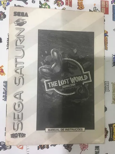 comprar Manual Do Jogo Jurassic Park The Lost World Sega Saturn