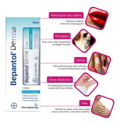 Bepantol Derma Creme Bisnaga Com 20 Gramas