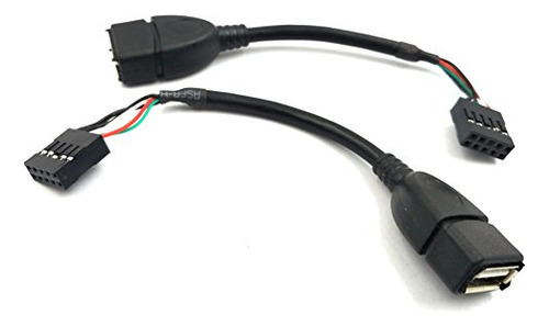 Cable Usb De Conector Usb A Usb De Duttek, Adaptador Usb 2.0