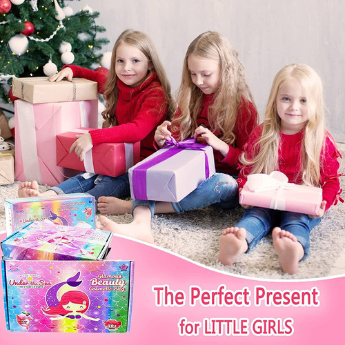 Set De Maquillaje Infantil, Para Niñas, Lavable