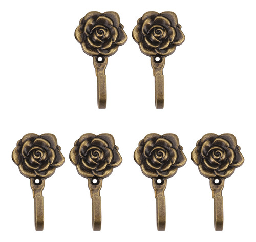 Cortina De Metal Con Forma De Rosa Con Forma De Rosa, 6 Unid