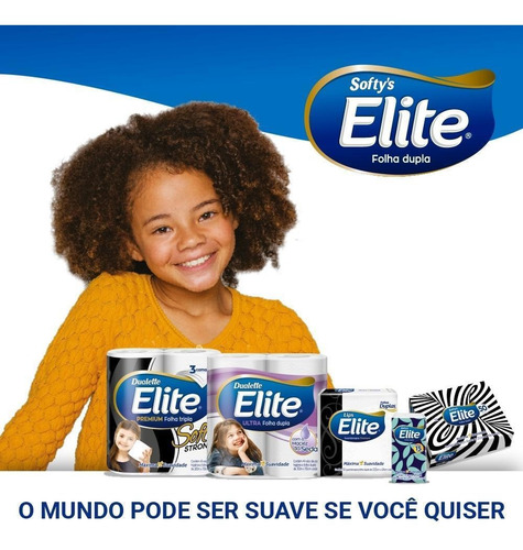Imagem 5 de 6 de Lenços De Papel Elite Máxima Suavidade Folha Dupla Softys