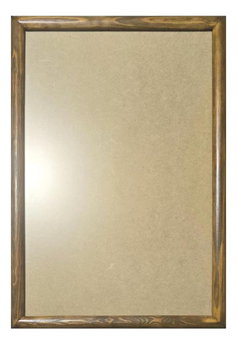 1 Marco De Madera Con Vidrio Anti 50x70cm, Todo Incluido Olmo