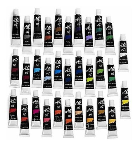 Imagen 2 de 7 de Conjunto De Pintura Al Oleo: 32 Conjuntos De Pintura Profesi
