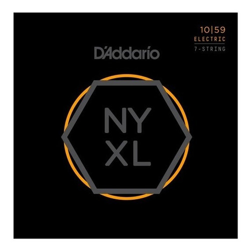 Daddario Nyxl1059 Encordado Guitarra Electrica 7 Cuerdas 010