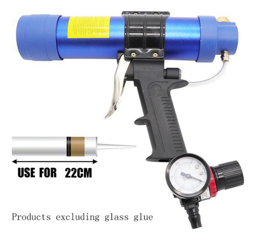 Q Sellador Masilla Adhesivo Pistola 310ml Aplicador De Azul