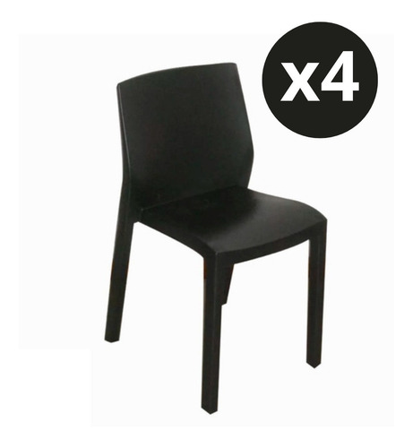 Imagen 1 de 3 de Sillas Plásticas Paris Sillón Plástico Mascardi Hdc Group
