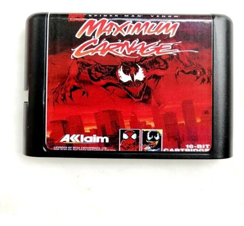 Spiderman Venom Maximum Carnage Portugues Mega Drive Genesis