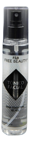 Tónico Facial Hidratante Para Todo Tipo De Piel Free Beauty