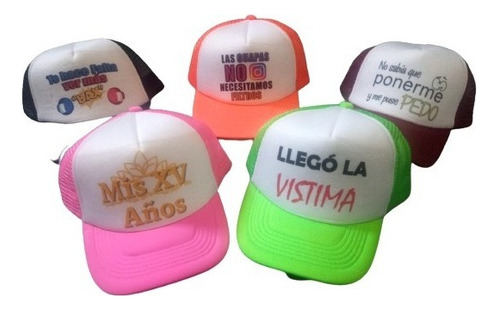 50 Gorra Personalizada Publicidad Eventos Diseño Logo Frase 