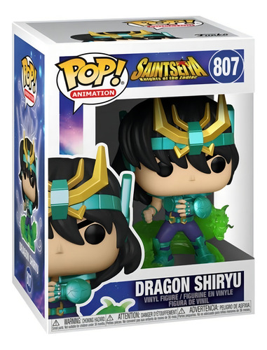 Figura De Acción Saint Seiya Dragon Shiryu De Funko Pop! Animation