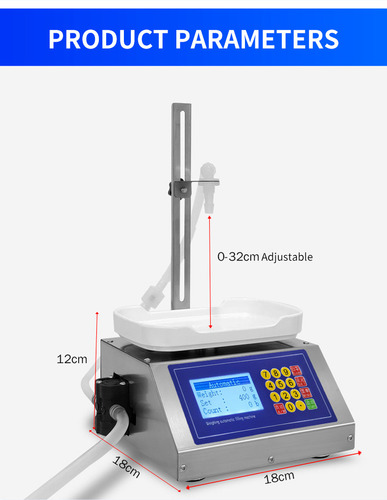 30w Máquina Dispensador Automática De Líquidos 10g - 3kg