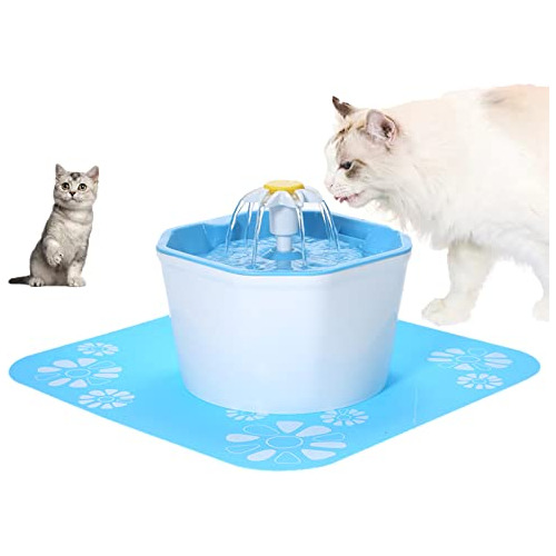 Fuente De Agua Gatos Ailgely, 54 Onzas/1.6 Litros, Fuen...