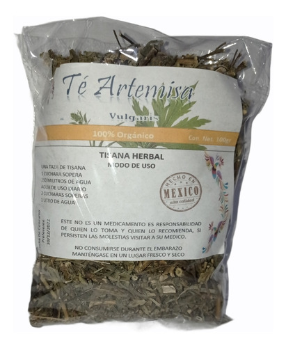 Té Artemisa Orgánica 100gr Productos Tenango 100% Natural