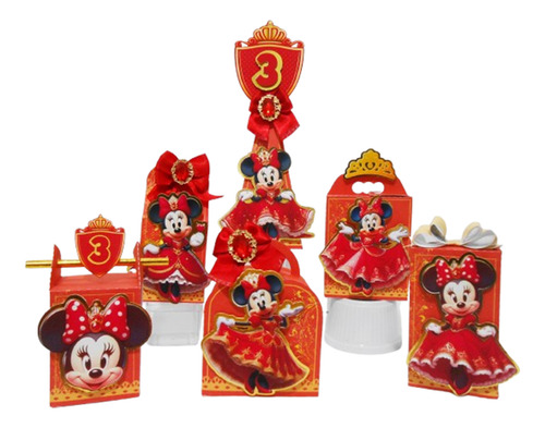 Arquivo De Corte Kit Minnie Realeza 30