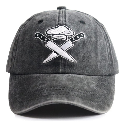 Gorra De Béisbol Ajustable, Unisex, Con Calavera De Cocinar