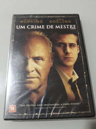 Dvd Filme - Um Crime De Mestre Original